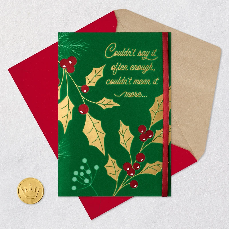 You're a Truly Good Man Romantic Christmas Card for Him for only USD 6.99 | Hallmark