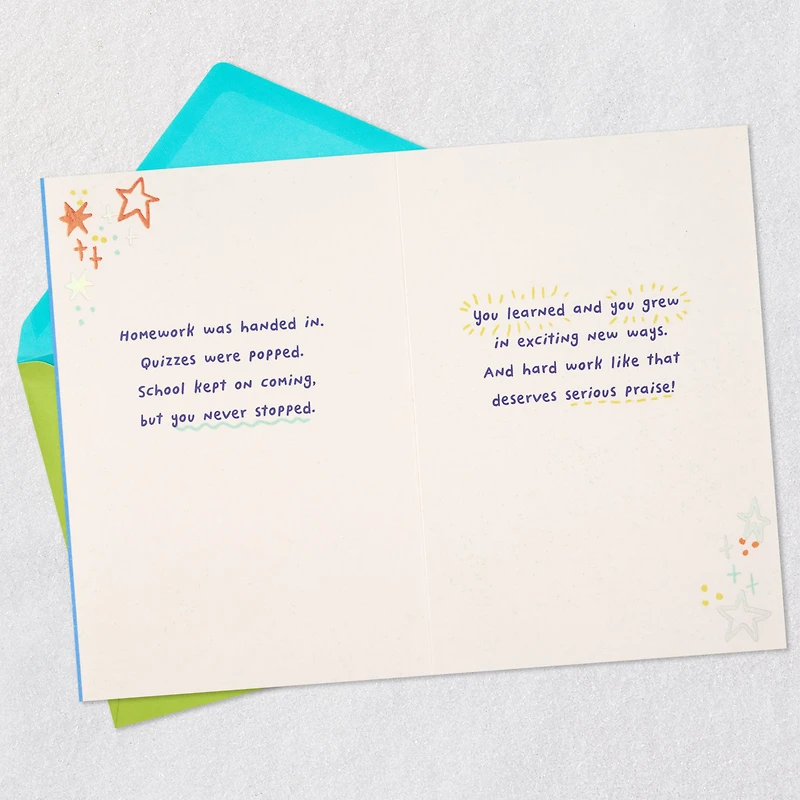 Hard Work Deserves Serious Praise Elementary School Graduation Card for only USD 5.59 | Hallmark