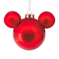 Disney Mickey Mouse Ears Icon Glass Hallmark Ornament for only USD 14.99 | Hallmark