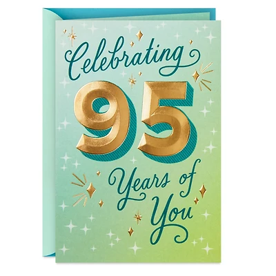 Smiles and Celebration 95th Birthday Card for only USD 2.99 | Hallmark