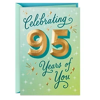 Smiles and Celebration 95th Birthday Card for only USD 2.99 | Hallmark