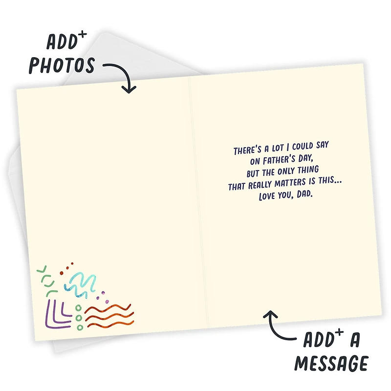 Glad You're My Dad Custom Father's Day Card for only USD 4.99 | Hallmark