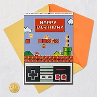 Nintendo Super Mario™ Advance to the Next Level Birthday Card With Light and Sound for only USD 8.59 | Hallmark