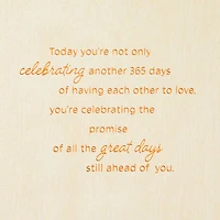 All the Celebrating Anniversary Card for Son and Spouse for only USD 4.99 | Hallmark