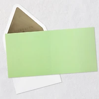 White Tropical Leaves on Mint Green Blank Card for only USD 8.59 | Hallmark