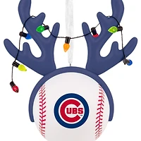 MLB Chicago Cubs™ Reindeer Baseball Hallmark Ornament for only USD 12.99 | Hallmark