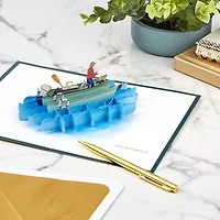 Have a Reel Nice Day, Fishing Boat Pop-Up Card for only USD 12.99 | Hallmark