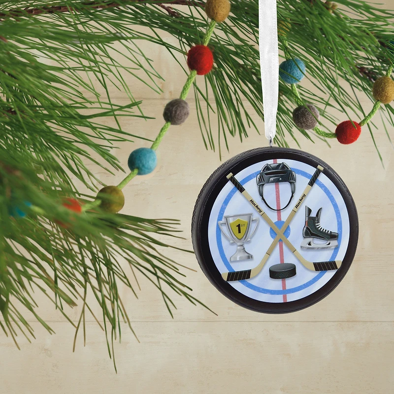 Hockey Puck Hallmark Ornament for only USD 14.99 | Hallmark