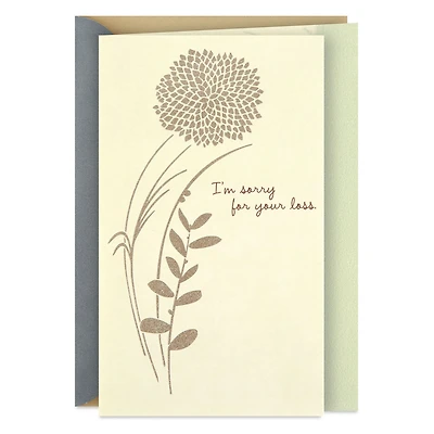 A Word of Friendship and Caring Sympathy Card for only USD 6.59 | Hallmark