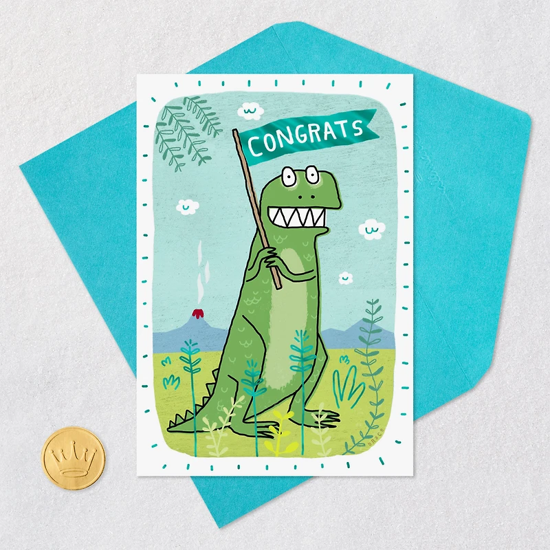 T-Rrific Dinosaur Funny Congratulations Card for only USD 4.49 | Hallmark