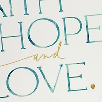 Faith, Hope and Love Wedding Card for only USD 7.59 | Hallmark