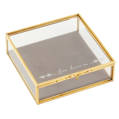 Love Lives On Glass Memory Box, 5x5 for only USD 19.99 | Hallmark