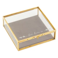 Love Lives On Glass Memory Box, 5x5 for only USD 19.99 | Hallmark