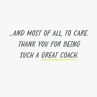 You're a Great Coach Thank You Card for only USD 2.99 | Hallmark
