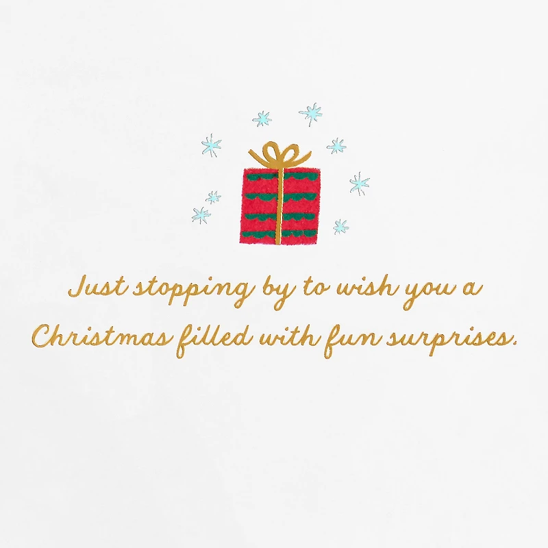 Fun Surprises Santa Claus With Gift Christmas Card for only USD 9.59 | Hallmark