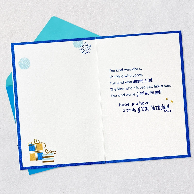 Loved Just Like a Son Birthday Card for Son-in-Law for only USD 5.99 | Hallmark