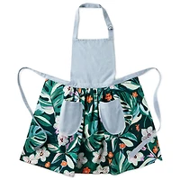 Lacey Chabert Collection Green Floral and Blue Chambray Apron With Pockets for only USD 34.99 | Hallmark