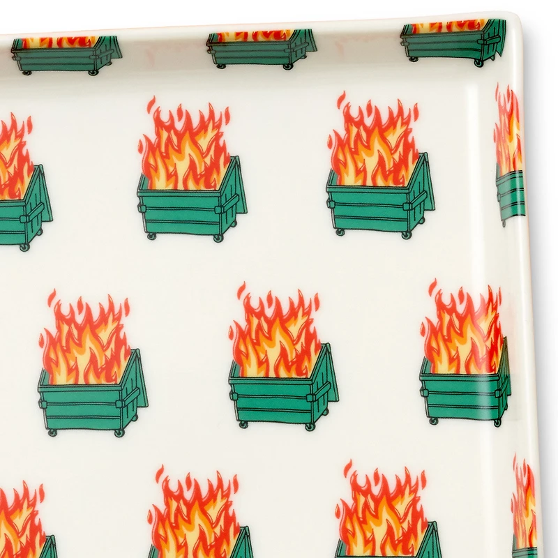 Dumpster Fire Funny Trinket Tray for only USD 16.99 | Hallmark