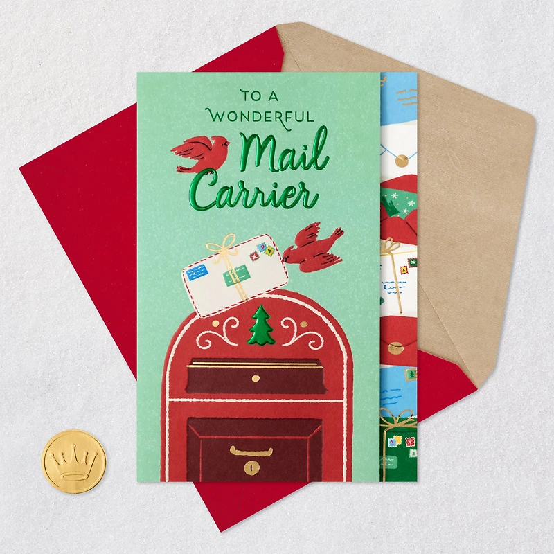 You Deliver Happiness All Year Long Holiday Card for Mail Carrier for only USD 4.99 | Hallmark