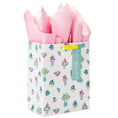 9.6" Potted Plants Medium Mother's Day Gift Bag With Tissue Paper for only USD 5.99 | Hallmark