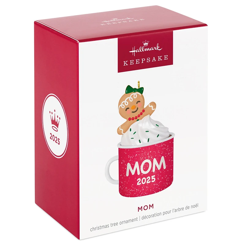 Mom Gingerbread Girl in Mug 2025 Ornament for only USD 18.99 | Hallmark