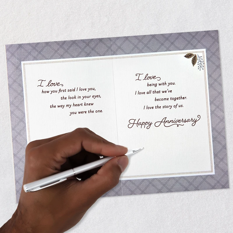 I Love Our Story Anniversary Card for only USD 6.59 | Hallmark
