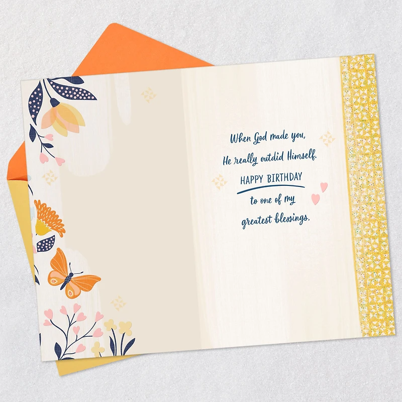 God Outdid Himself Religious Birthday Card for Wife for only USD 4.59 | Hallmark