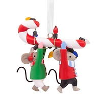 Mice Carrying Candy Cane Hallmark Ornament for only USD 14.99 | Hallmark