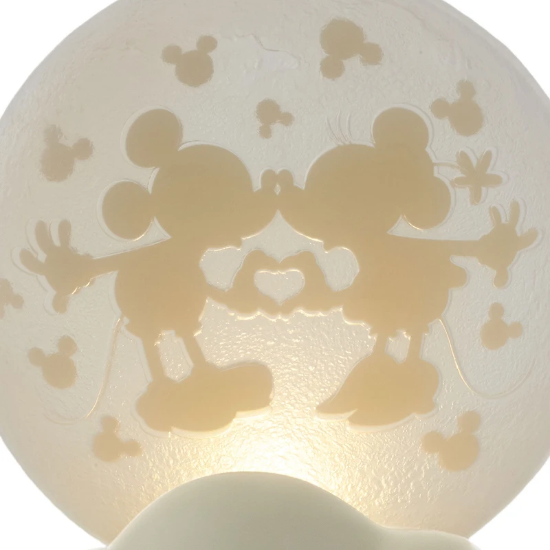 Disney Mickey Mouse and Minnie Mouse Moon Figurine With Light for only USD 49.99 | Hallmark