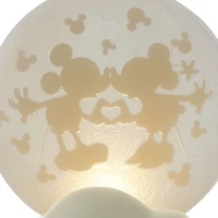 Disney Mickey Mouse and Minnie Mouse Moon Figurine With Light for only USD 49.99 | Hallmark