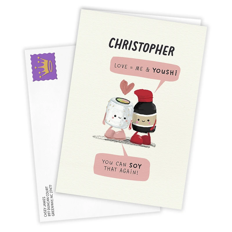 Soy Sauce and Sushi Custom Romantic Love Card for only USD 4.99 | Hallmark