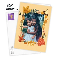 Fall Leaves Frame Custom Thanksgiving Card for only USD 4.99 | Hallmark