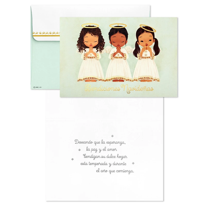 Three Little Angels Spanish-Language Boxed Christmas Cards, Pack of 16 for only USD 15.49 | Hallmark