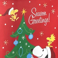 15.5" Peanuts® Snoopy and Woodstock on Red Extra-Large Christmas Gift Bag for only USD 4.99 | Hallmark