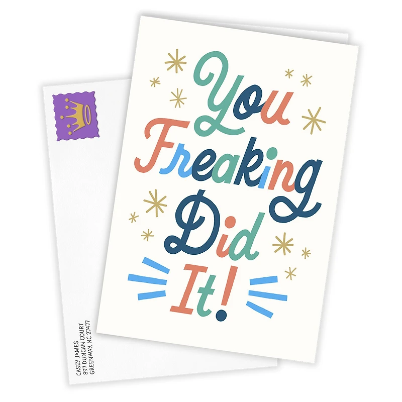 You Freaking Did It Congratulations Photo Card for only USD 4.99 | Hallmark