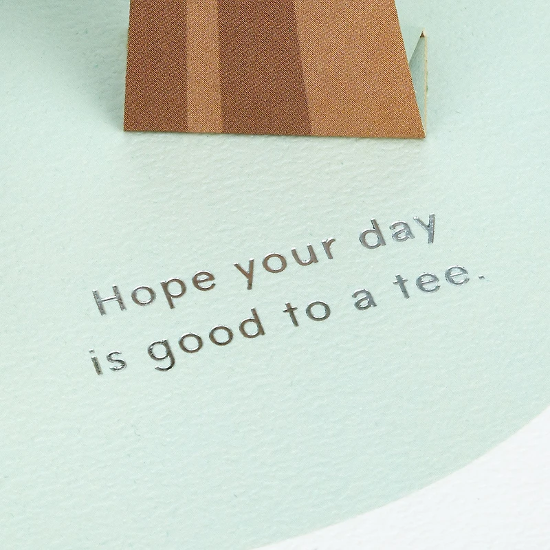 Hope Your Day Is Good to a Tee Golf 3D Pop-Up Card for only USD 12.99 | Hallmark