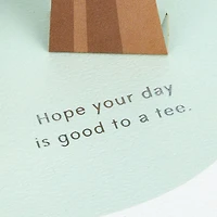 Hope Your Day Is Good to a Tee Golf 3D Pop-Up Card for only USD 12.99 | Hallmark