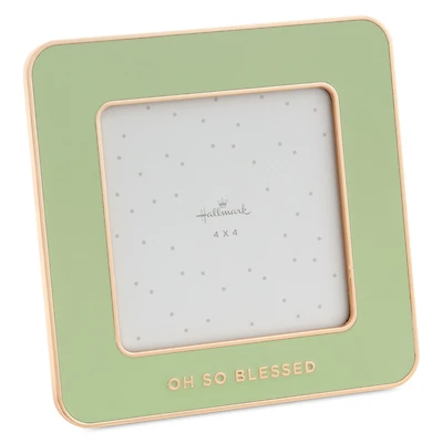 Oh So Blessed Green Enamel Picture Frame, 4x4 for only USD 22.99 | Hallmark