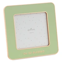 Oh So Blessed Green Enamel Picture Frame, 4x4 for only USD 22.99 | Hallmark