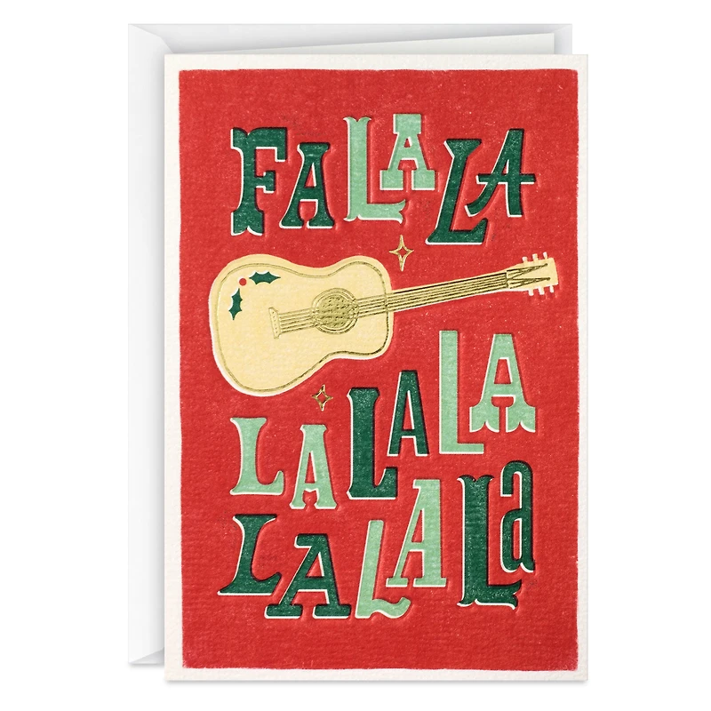 Hallmark x Opry® Fa La La Guitar Blank Christmas Card for only USD 4.99 | Hallmark