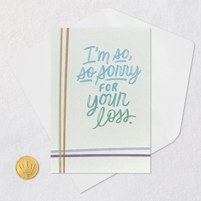 I'm So, So Sorry Sympathy Card for only USD 4.59 | Hallmark