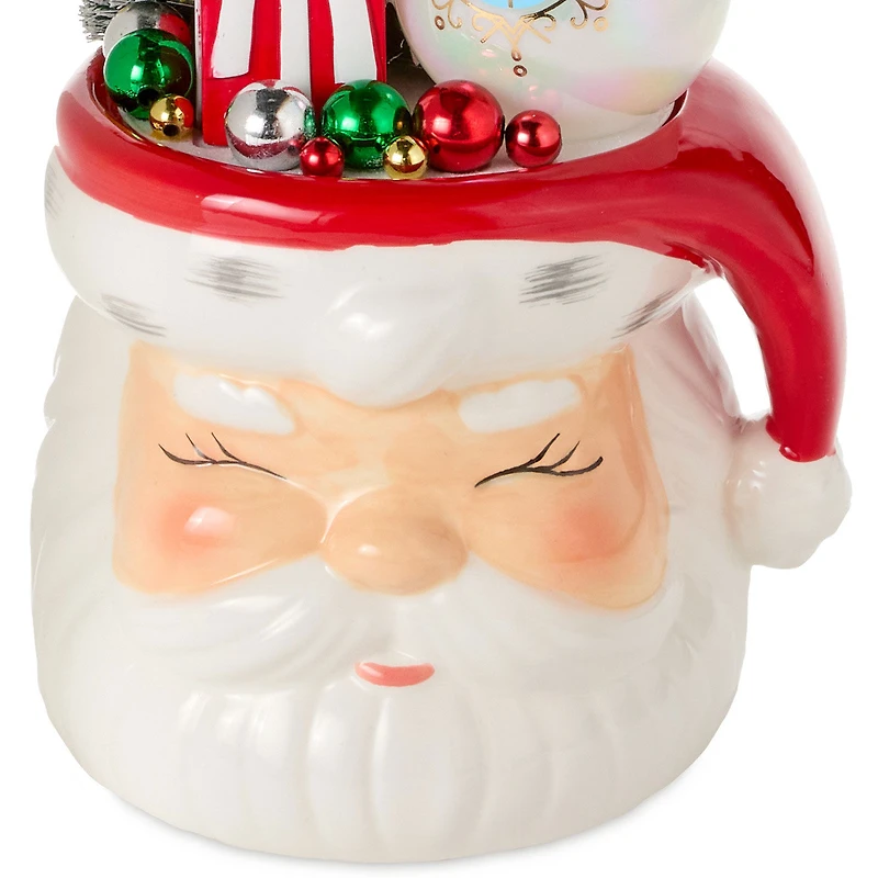 Smiling Santa With Tree Light-Up Figurine, 11.25" H for only USD 46.99 | Hallmark