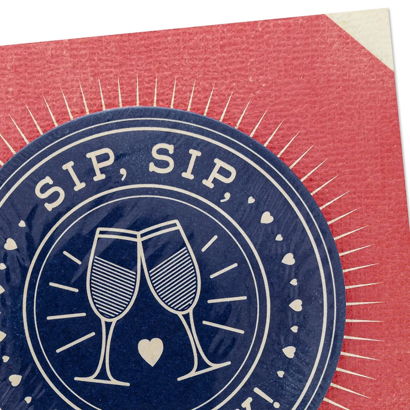 Sip, Sip, Hooray Bridal Shower Card With Coasters for only USD 9.59 | Hallmark