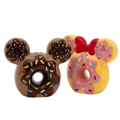 R Squared Disney Mickey and Minnie Donut Salt and Pepper Shakers, Set of 2 for only USD 19.99 | Hallmark