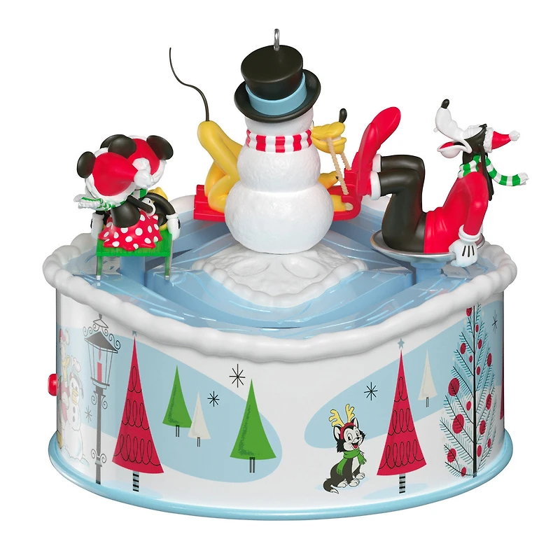 Disney Mickey and Friends Sledding Season Musical Ornament With Light and Motion for only USD 54.99 | Hallmark