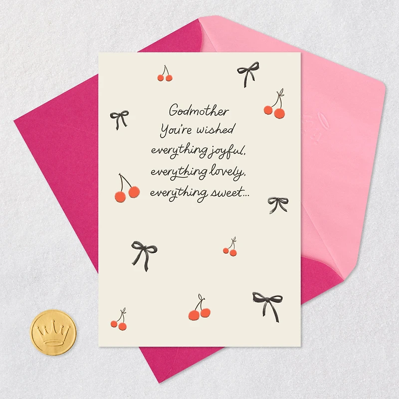 Wishing You Everything Sweet Mother's Day Card for Godmother for only USD 3.99 | Hallmark