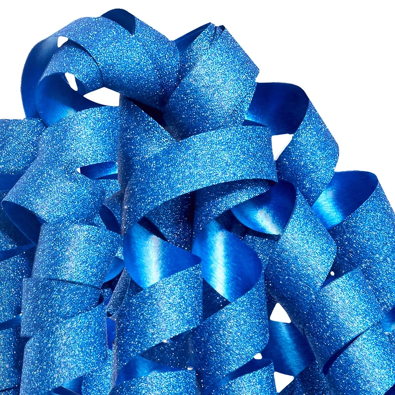 6.5" Sparkling Blue Curly Ribbon Gift Bow for only USD 1.99 | Hallmark