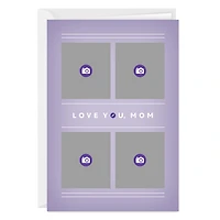 Photo Frames on Purple Custom Card for only USD 4.99 | Hallmark