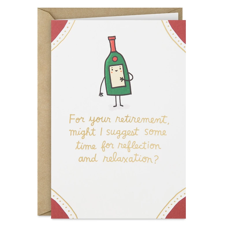Any Hour Can Be Happy Hour Funny Retirement Card for only USD 4.49 | Hallmark