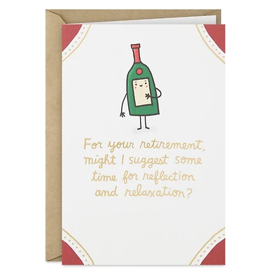 Any Hour Can Be Happy Hour Funny Retirement Card for only USD 4.49 | Hallmark